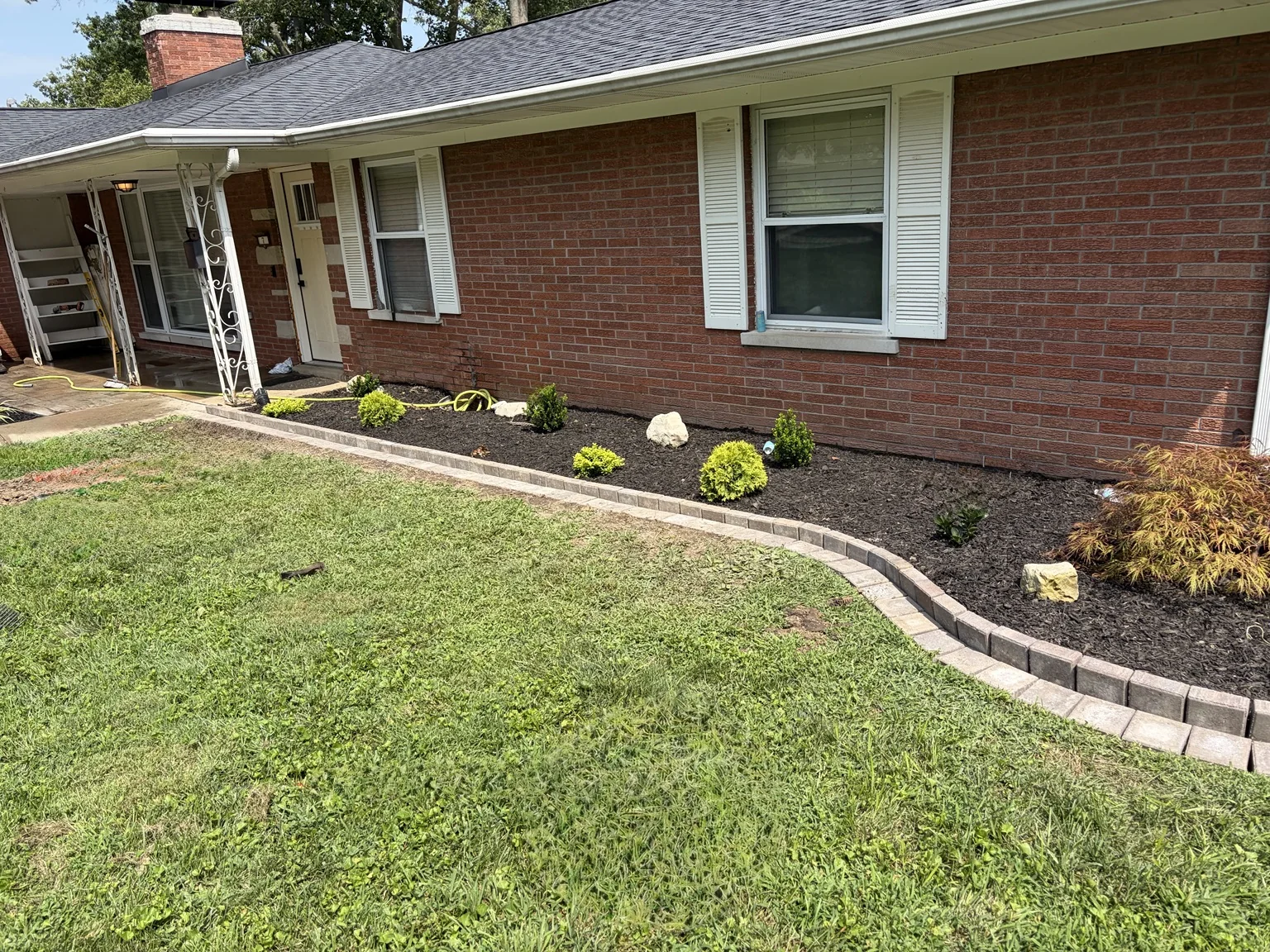 Landscape bed renovation