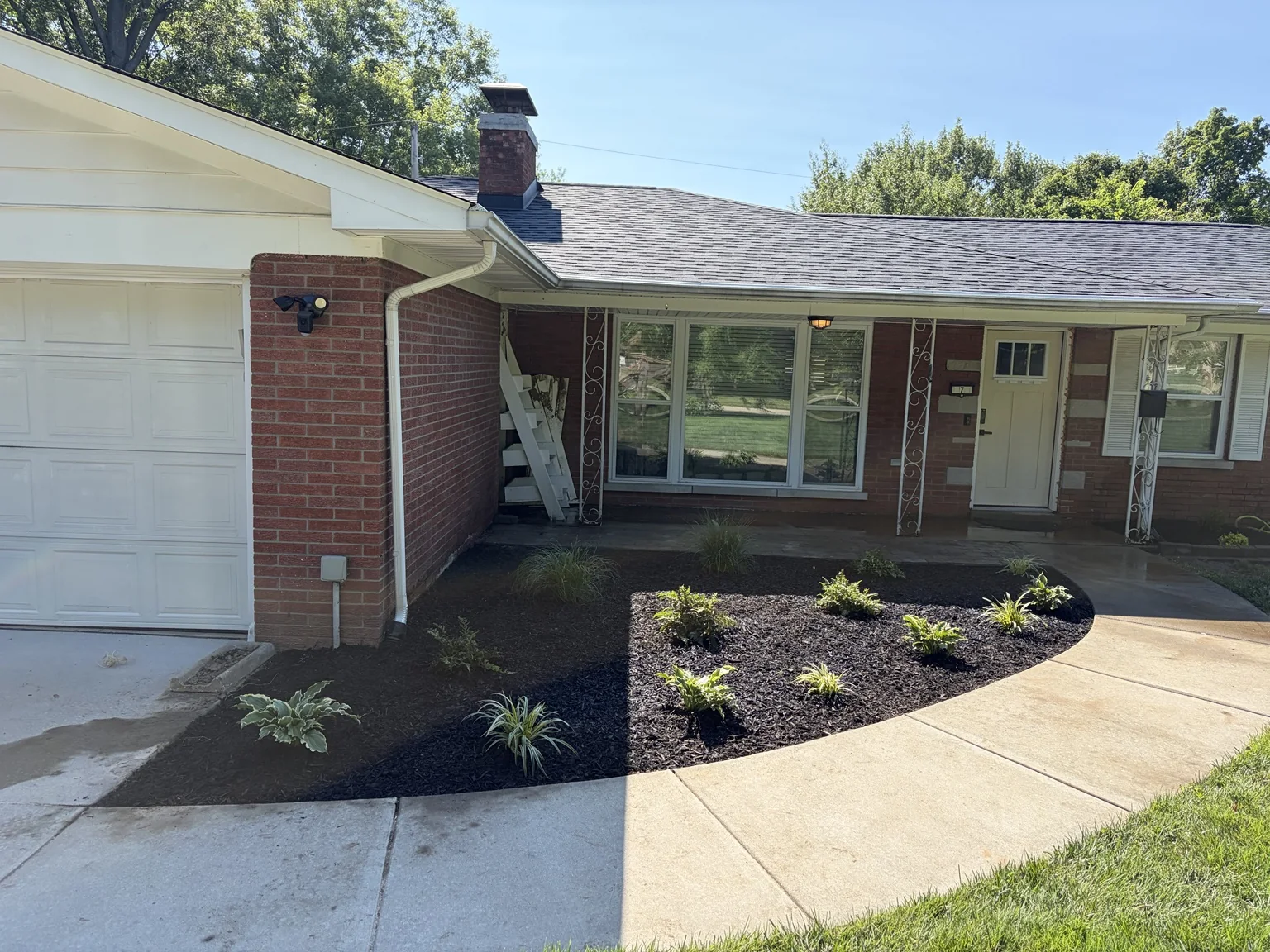 Landscape bed installation